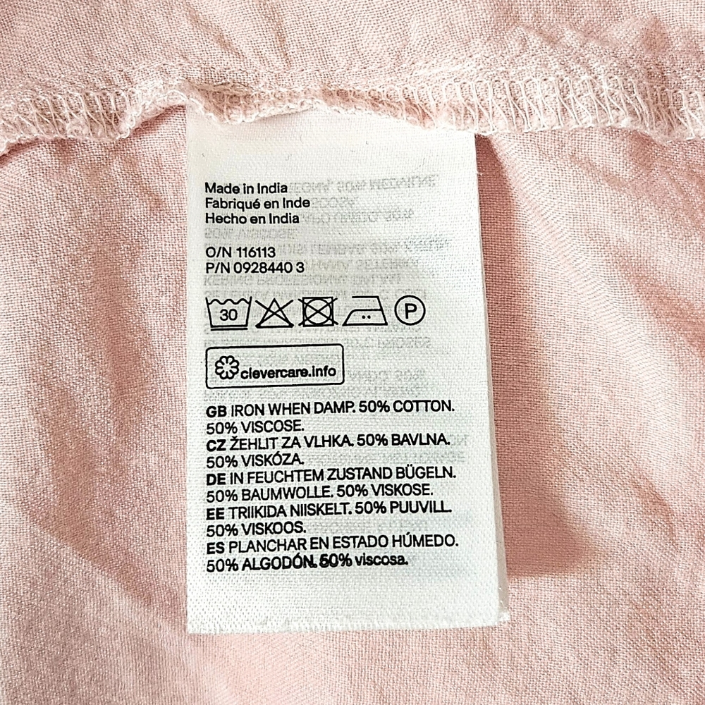 NW/oT Blush Tunic V-Neck Top - Picture 6 of 6
